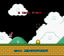 A Hack Thing Title Screen